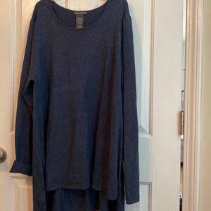 Chelsea and Theodore Sweater- Navy- XXL (2x)